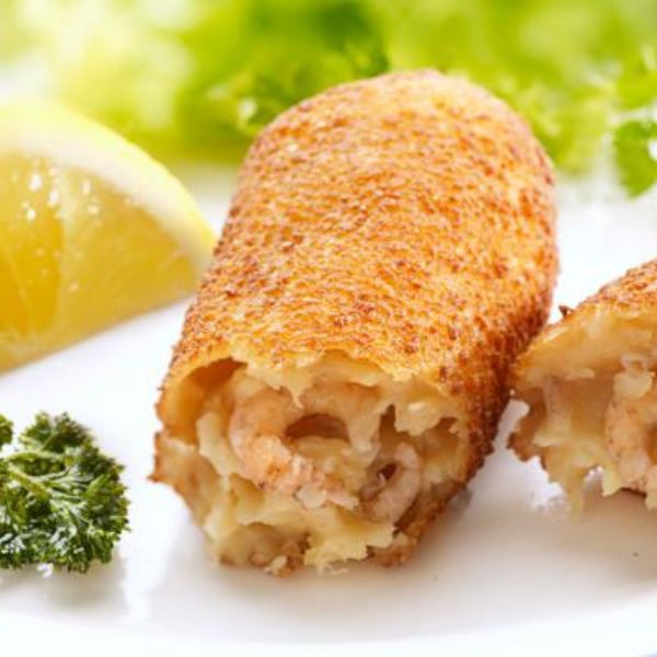Shrimp croquettes Croquetas de camarones